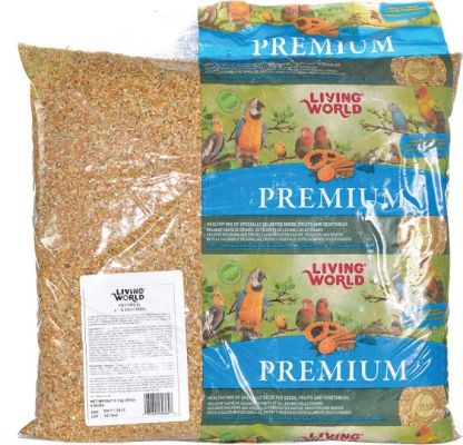 Living World Premium Bird Food Mix For Finches 20 lbs