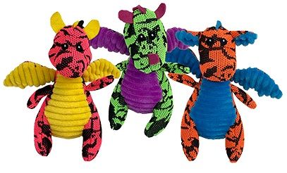 Multipet Minipet Dragons Assorted 5" Dog Toy
