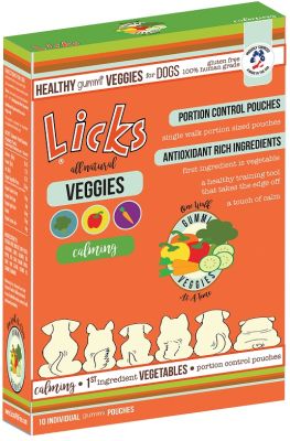 Licks Calming Gummi Veggies 10 Pack