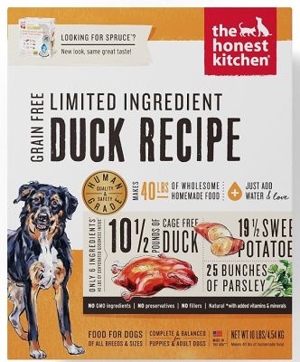The Honest Kitchen Limited Ingredient Diet Duck Grain-Free Dehydrated Dog Food