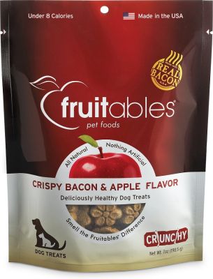 Fruitables Crispy Bacon & Apple Crunchy Dog Treats 
