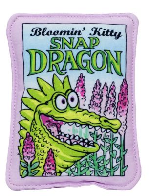 Fuzzu Blooming Kitty Snap Dragon Seed Packet Cat Toy